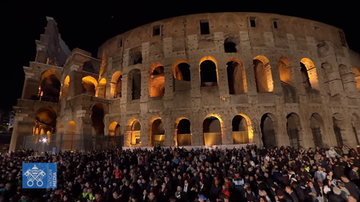 Droga Krzyżowa w Koloseum z udziałem papieża Leona XIV [OGLĄDAJ]