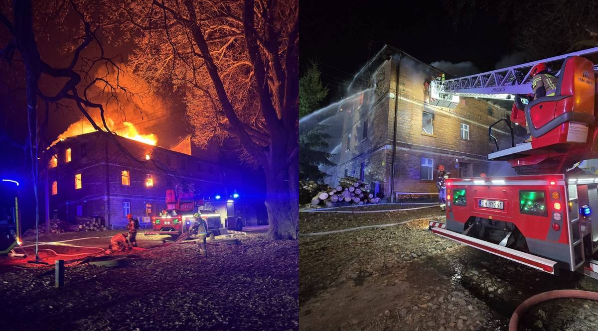 Pożar kamienicy na Dolnym Śląsku. Nie żyje jedna osoba