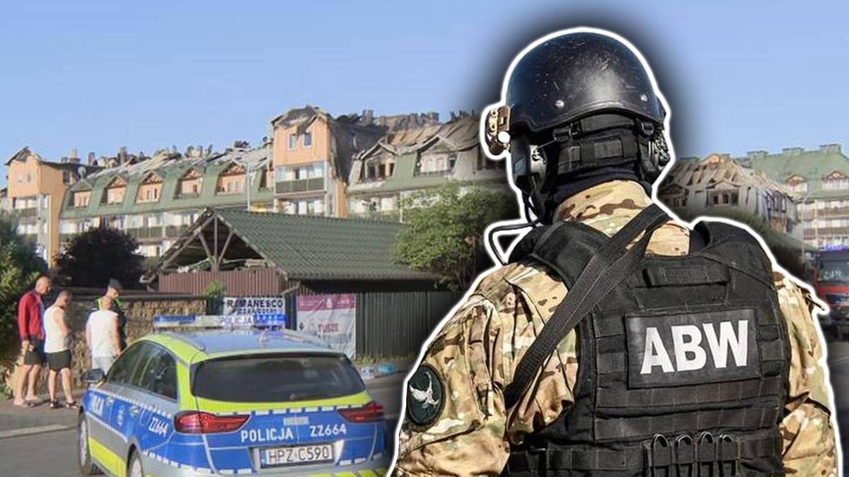 Pożar budynku w Ząbkach. Rzecznik MSWiA: Zdarzenie w zainteresowaniu służb