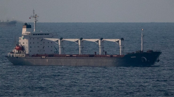 Wojna w Ukrainie. Statek z ukraińską kukurydzą dotarł do Stambułu