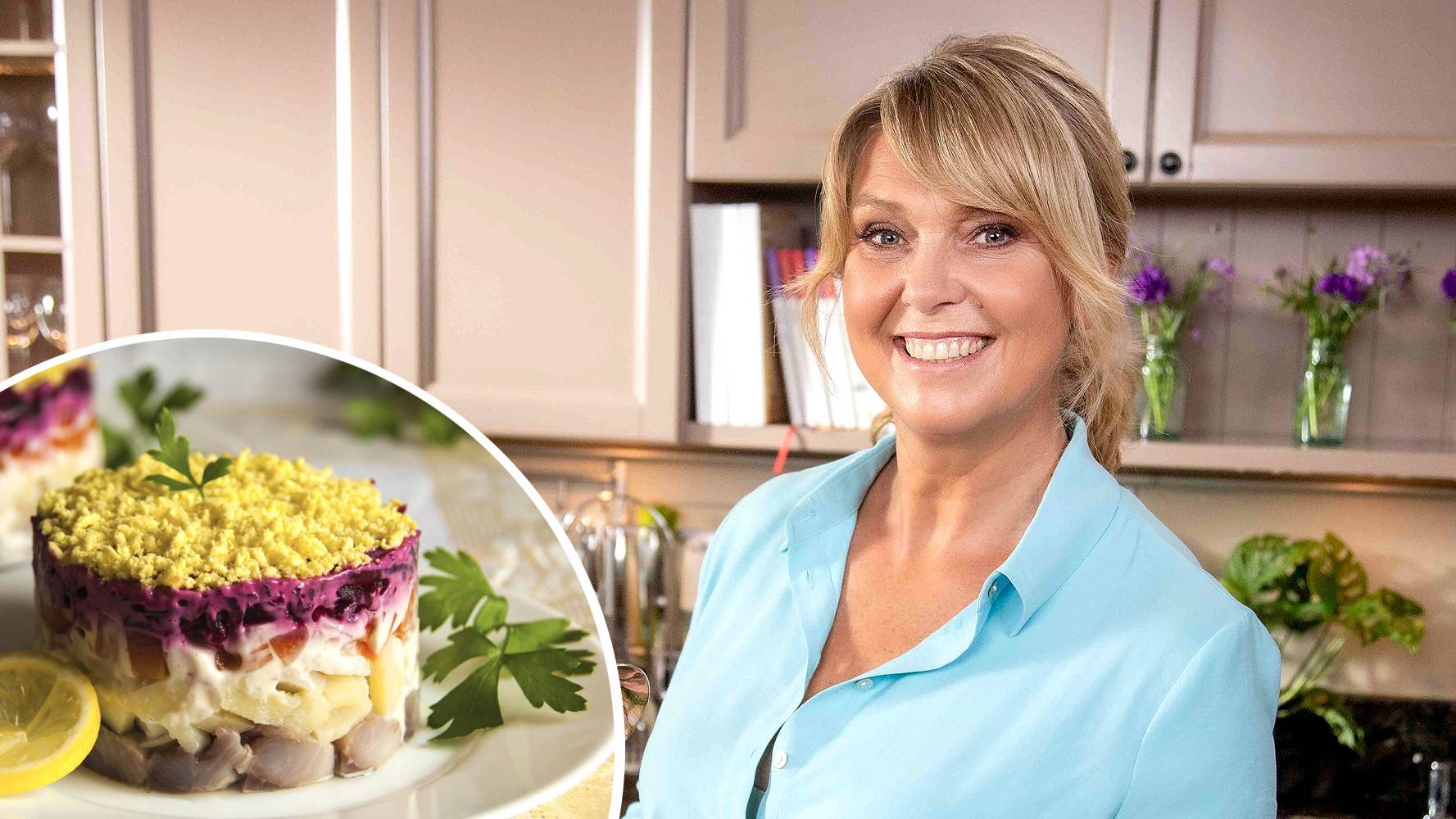 Śledzie pod pierzynką. Przepis na kolorowy wigilijny „tort”