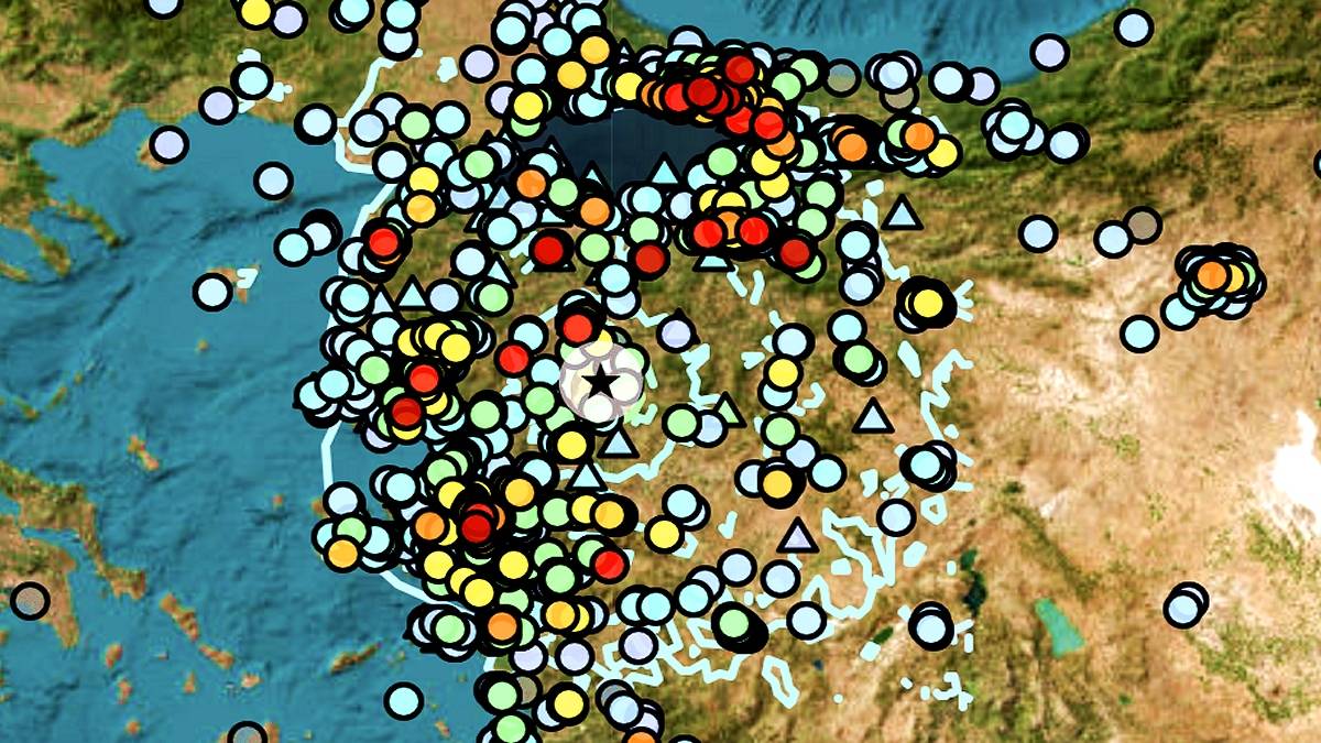 Trzęsienie ziemi w Turcji. Fot. EMSC.