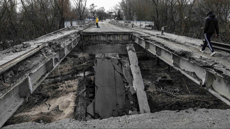 Wojna w Ukrainie. Resort gospodarki: straty z powodu zniszczonej infrastruktury sięgają 120 mld USD
