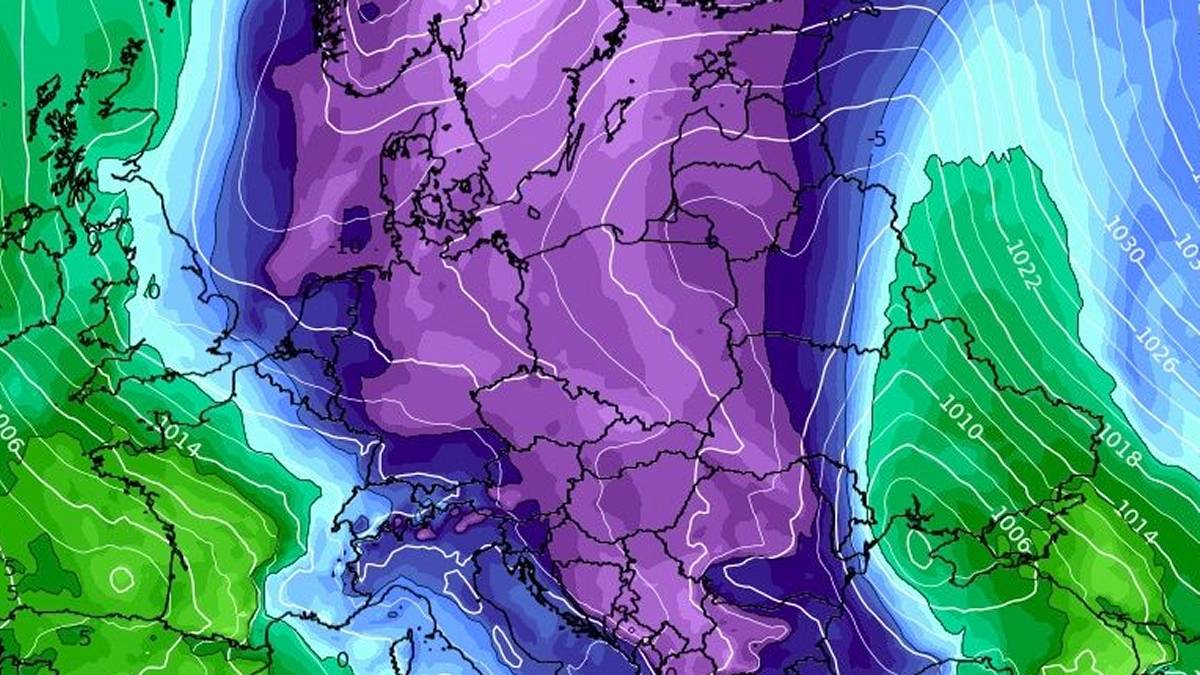 Czeka nad duże ochłodzenie. Fot. Wxcharts.com