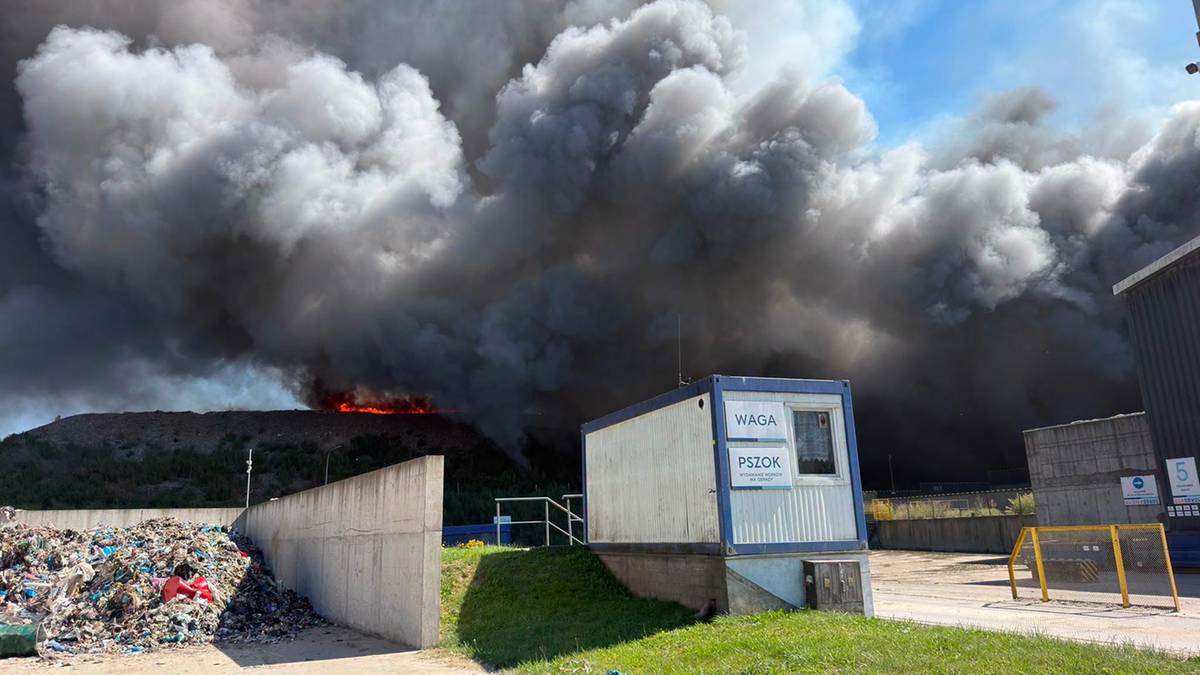 Ogromny pożar na Pomorzu. Pilny apel do mieszkańców