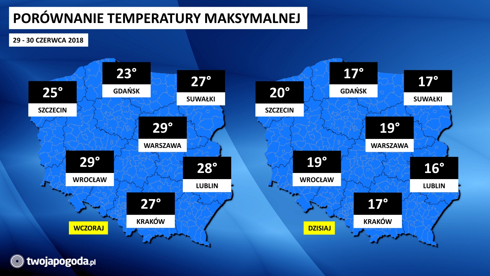 Ochłodzenie nawet o 12 stopni