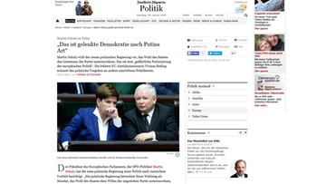 Martin Schulz o Polsce: "Niebezpieczna putinizacja europejskiej polityki"