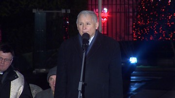 Kaczyński przemawiał na miesięcznicy smoleńskiej. Wystąpienie przerwały mu okrzyki: "Antoni, Antoni"