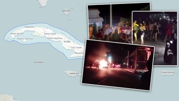 Masowe protesty na Kubie. Podpalono budynek partii, władza wysyła siły specjalne