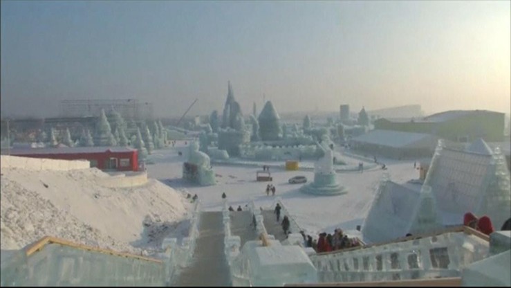 Festiwal lodu w chińskim Harbin