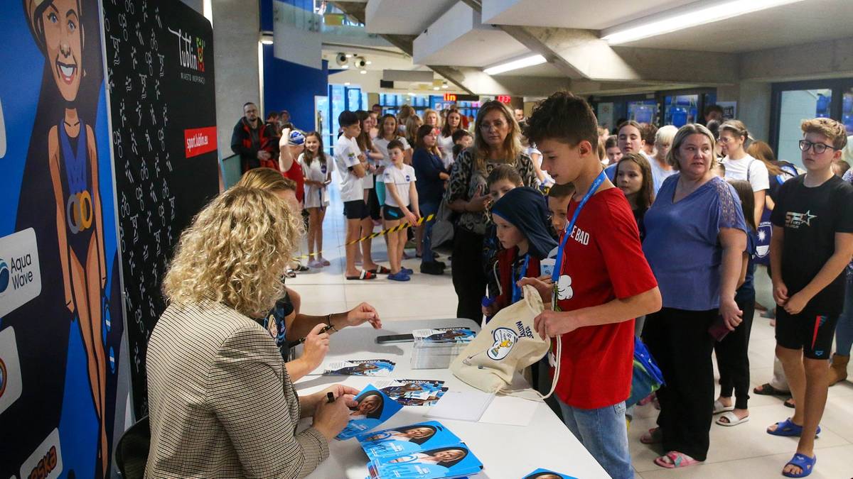 Blisko osiemset dzieci na Otylia Swim Cup. W Lublinie trwa dwudniowe święto pływania