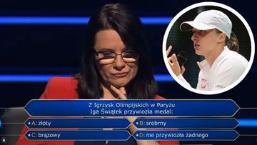 Iga Świątek po raz kolejny podbija "Milionerów"! Jakie było pytanie?
