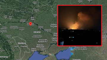 Rosyjski atak w pobliżu Kijowa. Drony kamikadze uderzyły w Białą Cerkiew
