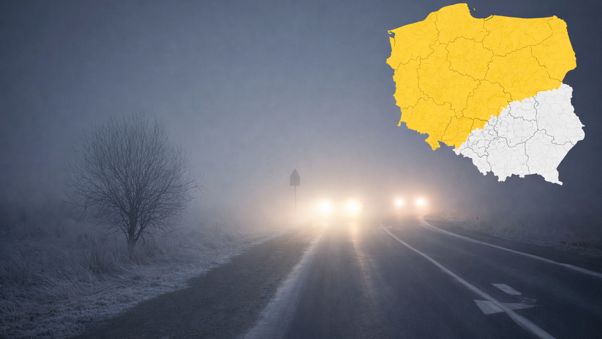 Alerty obejmą ponad pół Polski. IMGW ostrzega przed niebezpieczną nocą