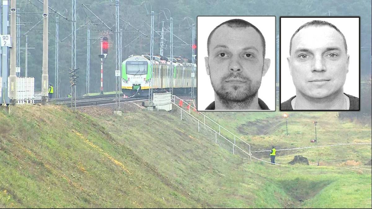 To oni mieli wysadzić tory. Policja opublikowała zdjęcia