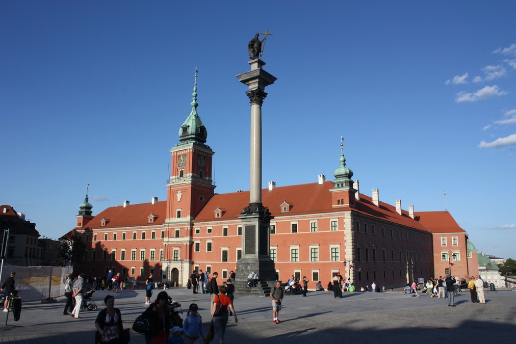 Plac Zamkowy z kolumną Zygmunta w Warszawie