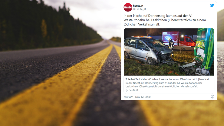 Śmierć polskiego kierowcy w Austrii. Zderzył się z reklamą przy autostradzie