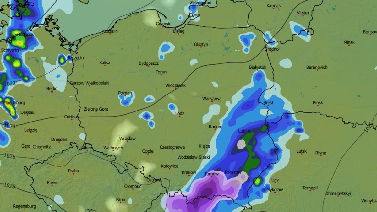 Jeśli w Wigilię spadnie śnieg, to przede wszystkim na południowym wschodzie kraju