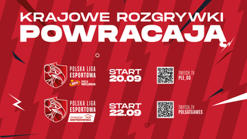 Inauguracja sezonu Polskiej Ligi Esportowej w CS: GO w środę 22 września w Polsat Games
