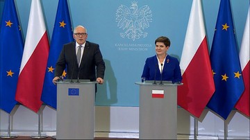 "Zgodziliśmy się, że sprawę TK Polska musi rozwiązać sama" - Szydło po rozmowie z Timmermansem