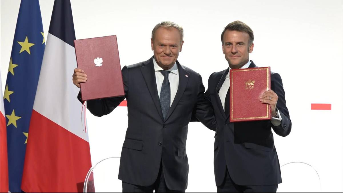 Polska i Francja podpisały traktat o współpracy i przyjaźni