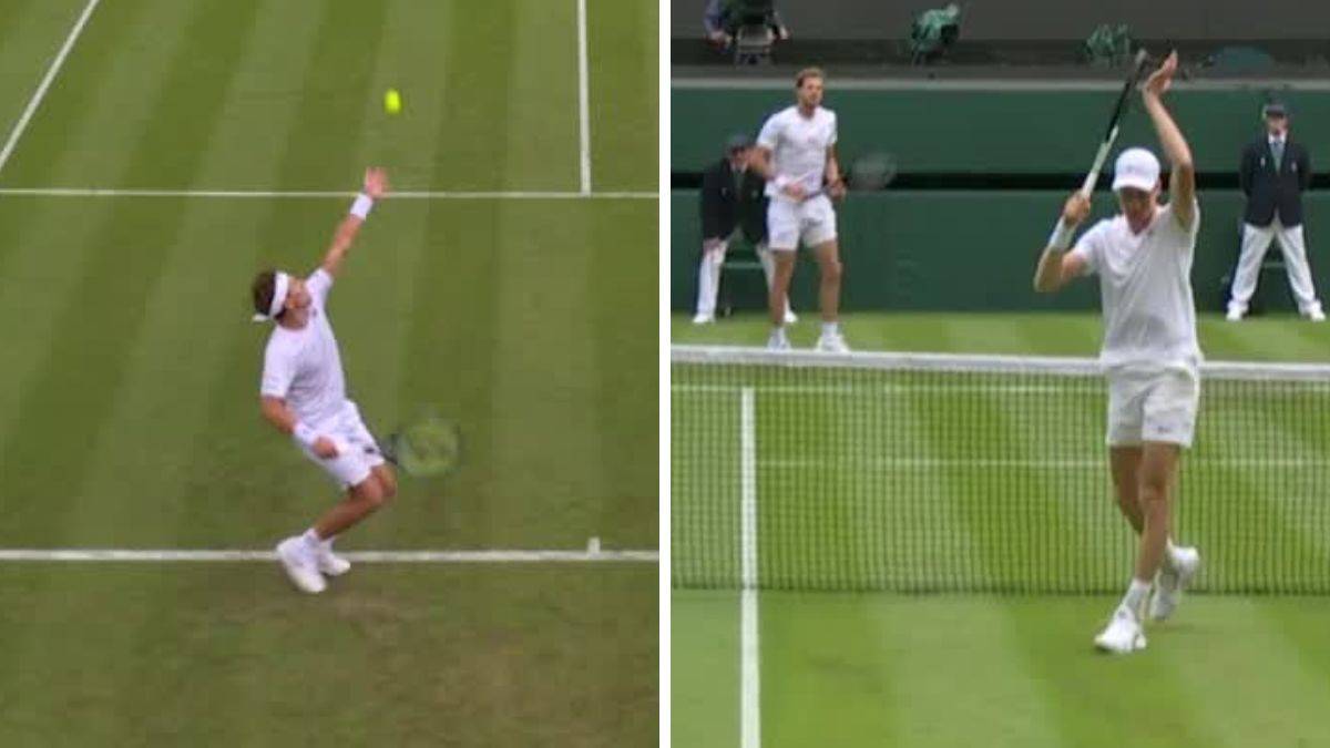 Efektowne serwisy i historyczne wymiany! Tenisiści zachwycają na Wimbledonie (WIDEO)