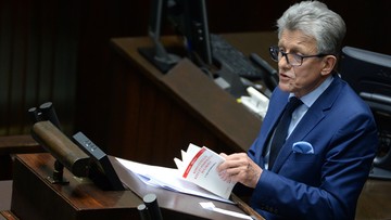 Piotrowicz: sędziowie decydują, kto będzie sędzią i kto wybierze Krajową Radę Sądownictwa - debata o KRS