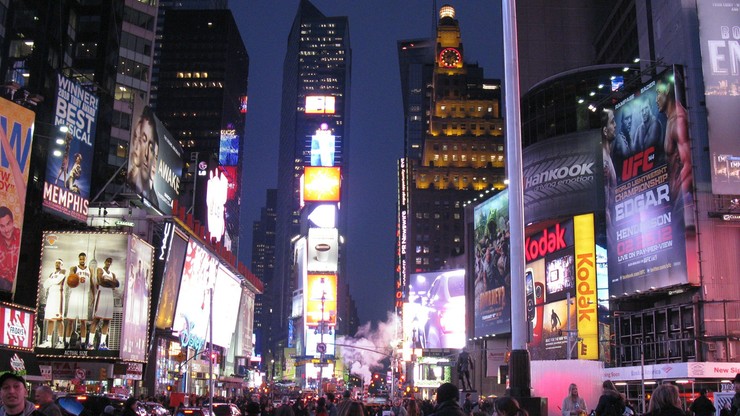 USA. Słynny nowojorski sylwester na Times Square tylko dla zaszczepionych