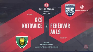 GKS Katowice - Fehervar AV19 2:4. Skrót meczu 