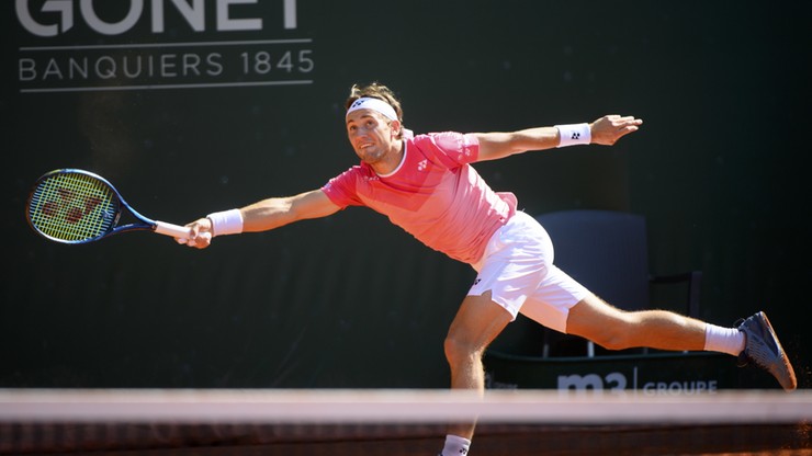 ATP w Genewie: Casper Ruud pokonał Denisa Shapovalova w finale