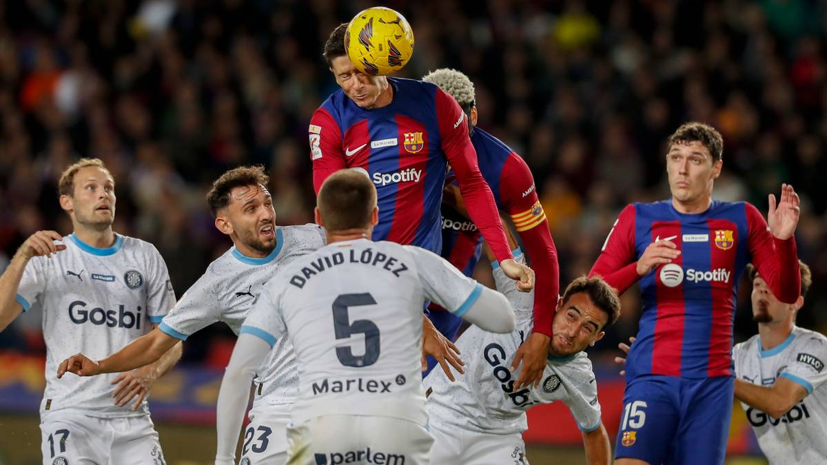 Gol Lewandowskiego nie pomógł. Porażka Barcelony, Girona liderem La Liga
