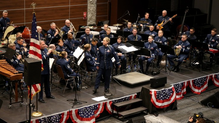 Amerykańska orkiestra wojskowa zachwyciła zakopiańską publiczność
