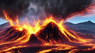 18-12-2025 05:59 Wulkan na Śląsku wyrzucił ogromne ilości lawy. Jest przepiękny