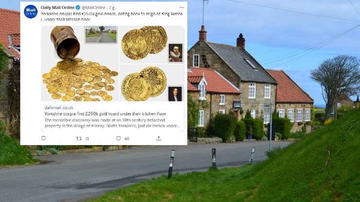 Wielka Brytania: Znaleźli w swoim domu monety z XVII wieku. Eksperci wycenili je na ponad mln zł