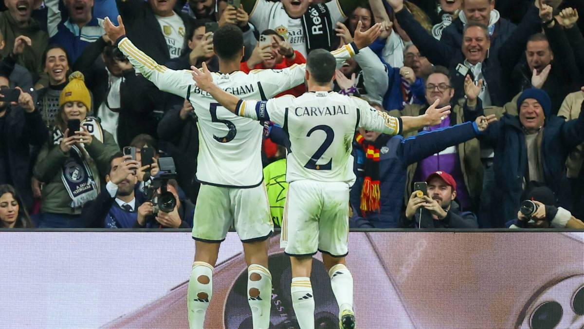 Six goals at the Santiago Bernabéu.  Real Madrid remains unbeaten in the Champions League