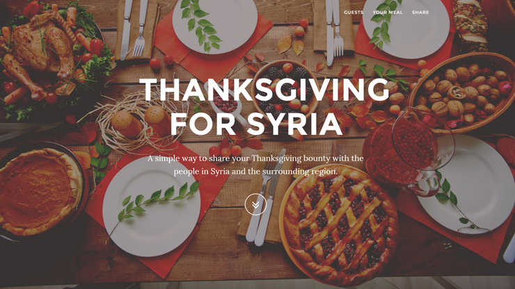 Amerykanie pomagają Syryjczykom. Przekazują im pieniądze, które wydaliby na Święto Dziękczynienia