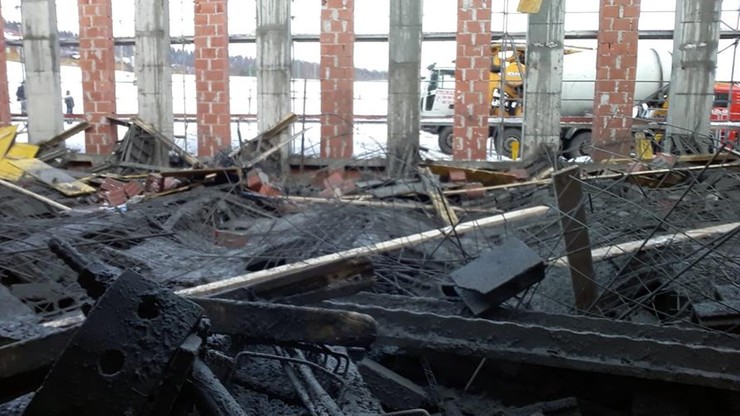Katastrofa budowlana w Małopolsce. Siedmiu robotników rannych