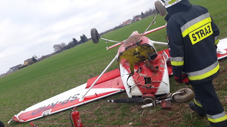 Awaryjne lądowanie awionetki. Pilotka w szpitalu