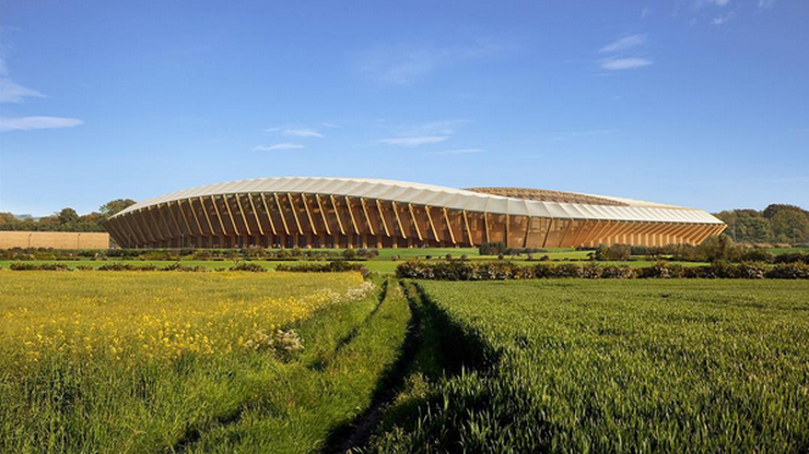Piątoligowiec zbuduje stadion z… drewna