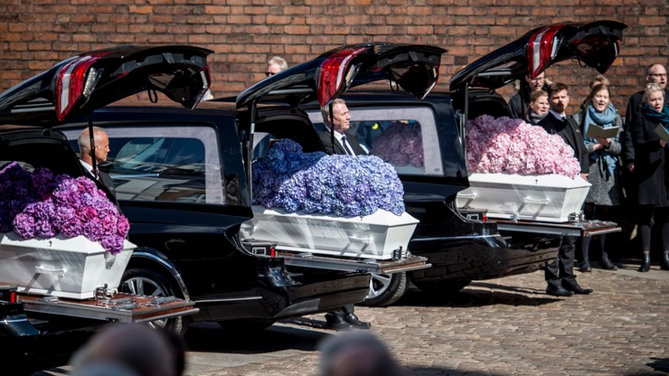 Pogrzeb trojga dzieci duńskiego miliardera. Zginęły w zamachach na Sri Lance