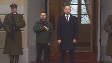 Wołodymyr Zełenski z wizytą w Polsce. Powitał go Karol Nawrocki