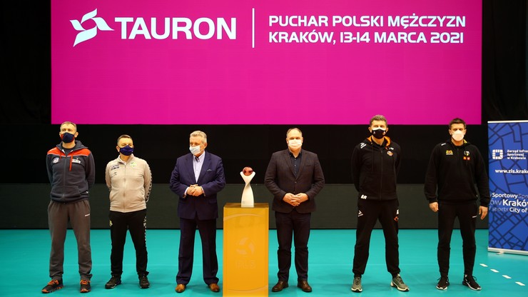 Konferencja prasowa przed Tauron Pucharem Polski siatkarzy