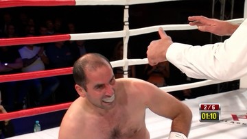 Udany powrót Talarka. Znokautował 40-letniego Gruzina (WIDEO)