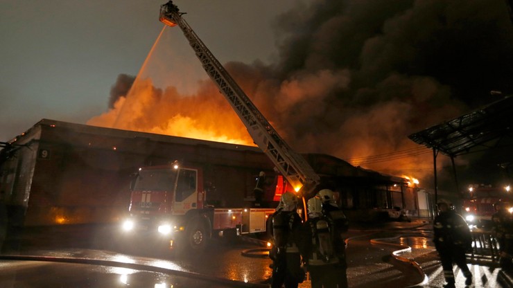 Ośmiu strażaków zginęło w pożarze na wschodzie Moskwy