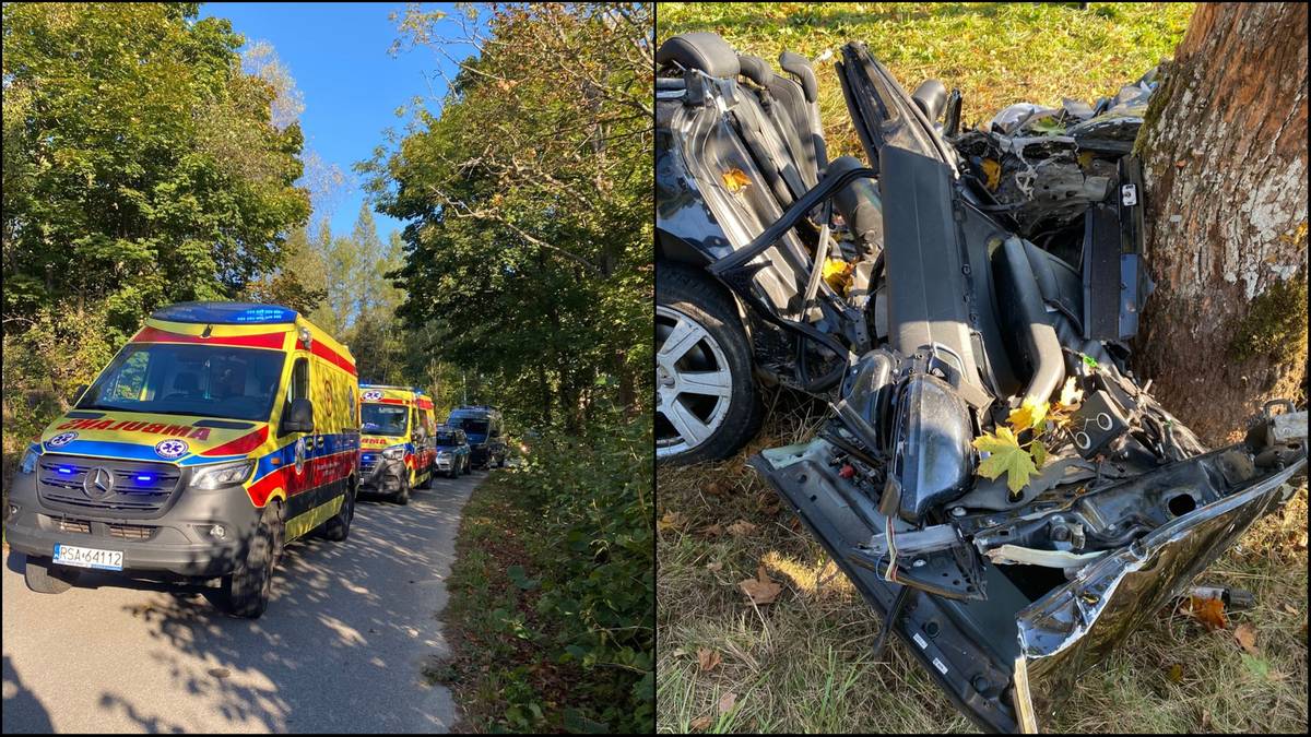 Tragedia na drodze. Pasażerowie nie mieli szans