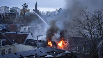 Wybuchy i pożar w centrum Utrechtu. Nad miastem unoszą się kłęby dymu