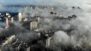 28.10.2022 05:55 Tak gęstej mgły w tym sezonie jeszcze nie było. Nie widać niczego dalej niż na 50 metrów