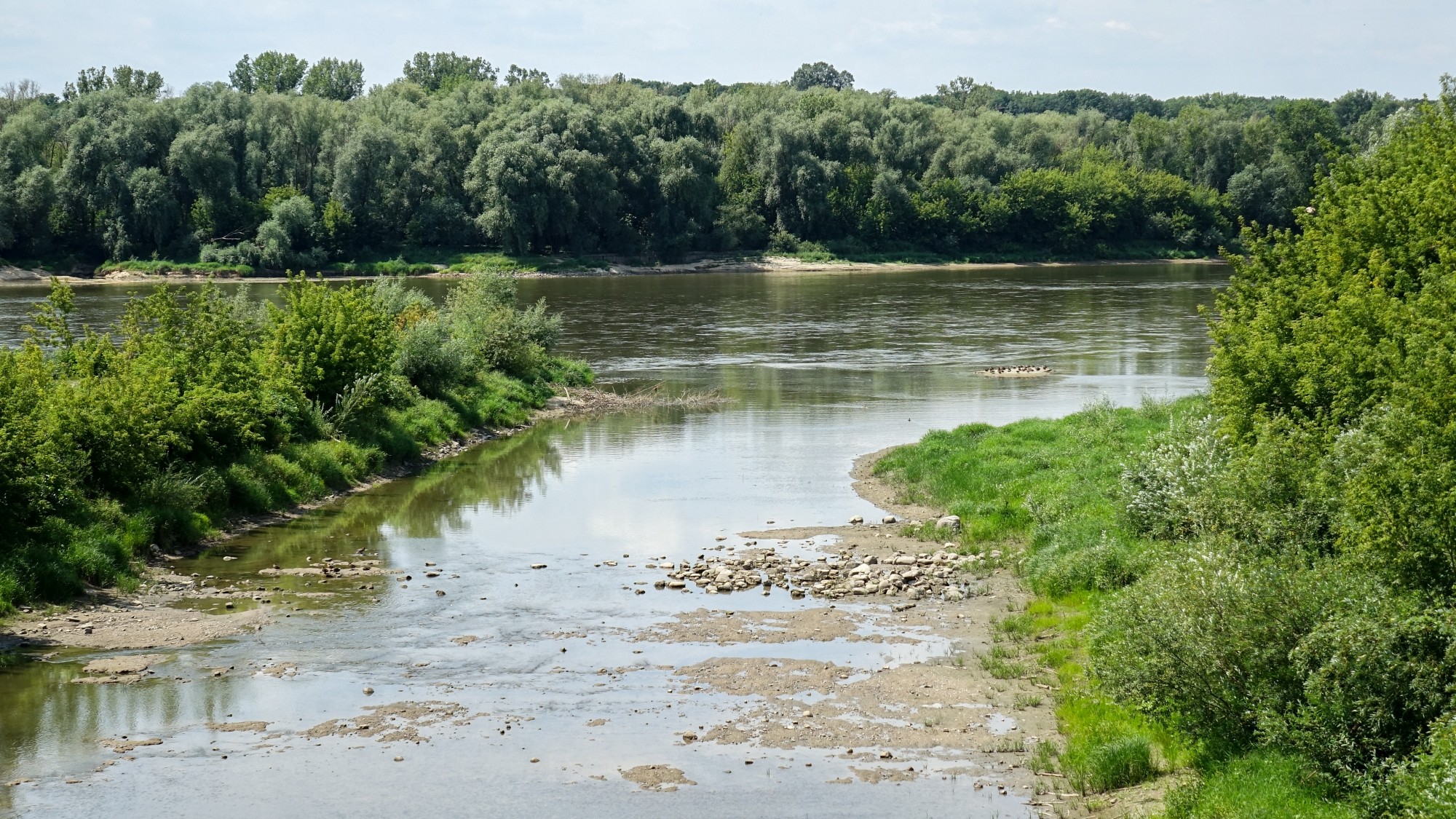 Wysychająca Wisła z lotu ptaka - zdjęcie 13
