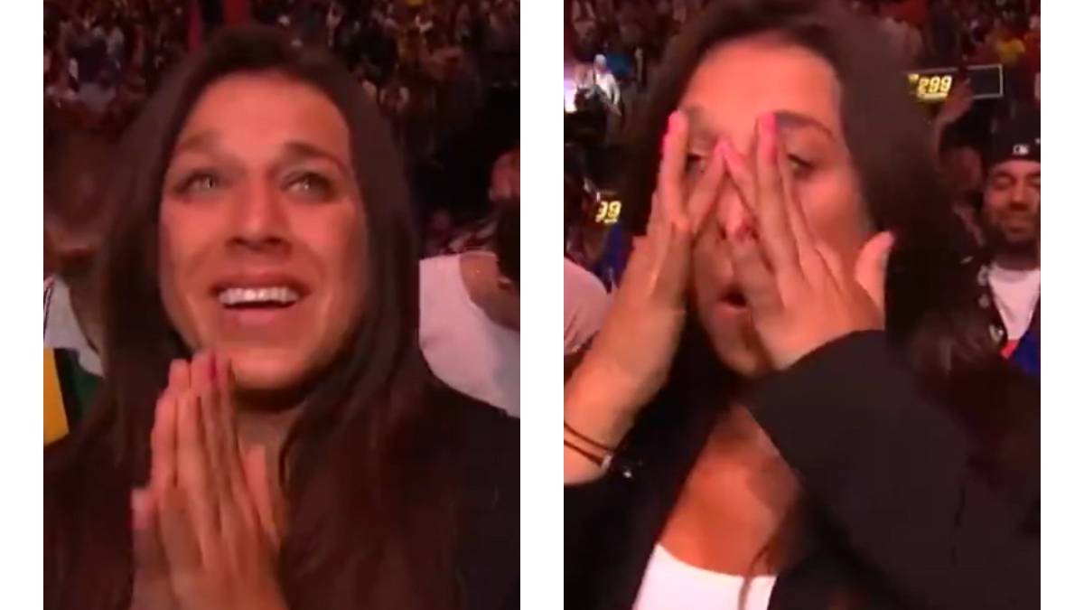 Co za ogłoszenie w trakcie gali UFC! Jędrzejczyk nie wytrzymała i zalała się łzami (WIDEO)