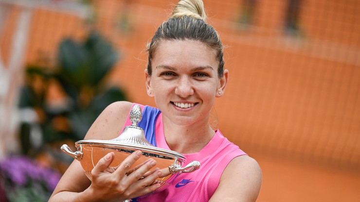 Turniej WTA w Rzymie: Triumf Simony Halep, Karolina Pliskova wycofała się z gry